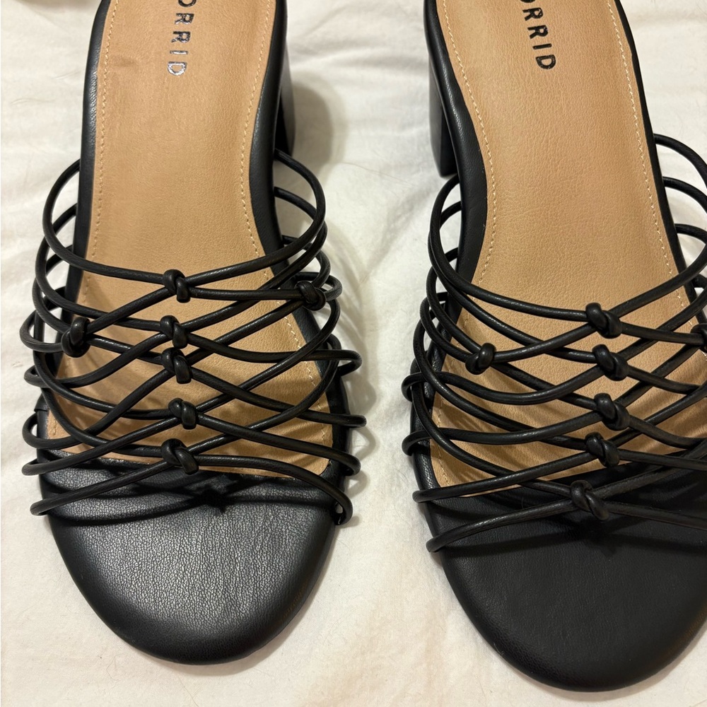 Torrid Black Crisscross Heels